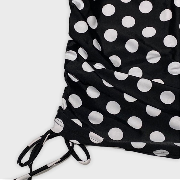 ADFOLF Retro Open Back Two Piece Swim Suit Size S - Picture 7 of 11